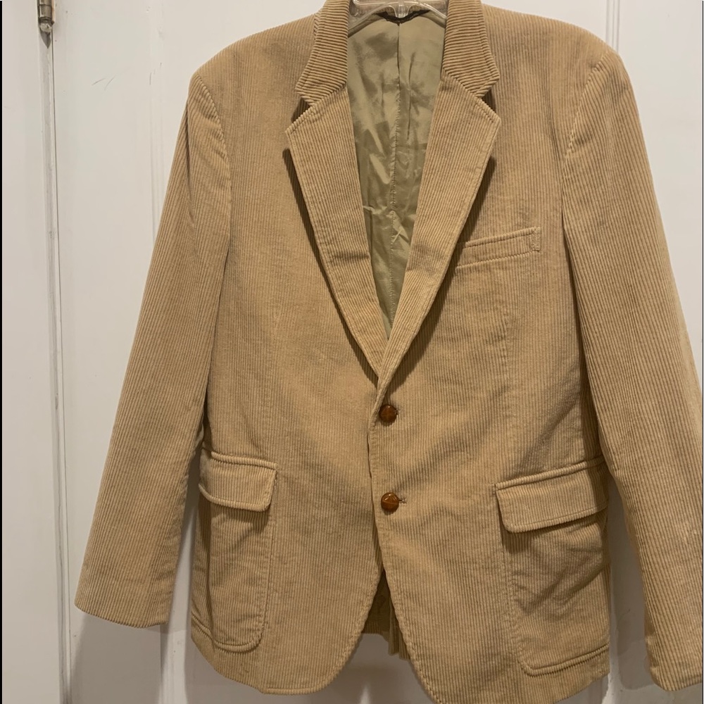 Camel Corduroy Blazer